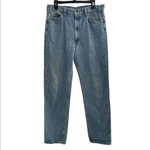 Vintage Levi's 505 Straight Leg Orange Tag Jeans 36x34